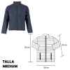 CHAMARRA ARONA AZUL-MEDIUM (CH 002 - NYLON)