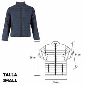 CHAMARRA ARONA AZUL-SMALL (CH 002 - NYLON)