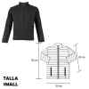 CHAMARRA ARONA NEGRO-SMALL (CH 002 - NYLON)