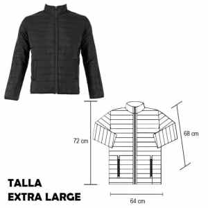 CHAMARRA ARONA NEGRO-XL (CH 002 - NYLON)