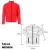 Chamarra Arona Rojo-medium (CH 002 - nylon)