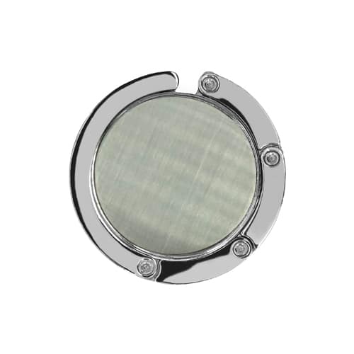 GANCHO OVAL PLATA (CP 031 - METAL)