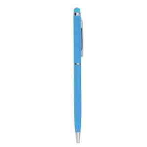 BOLÍGRAFO VERBEL AZUL CLARO (AL 5558R - METAL/RUBBER)
