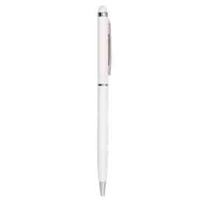 BOLÍGRAFO VERBEL BLANCO (AL 5558R - METAL/RUBBER)