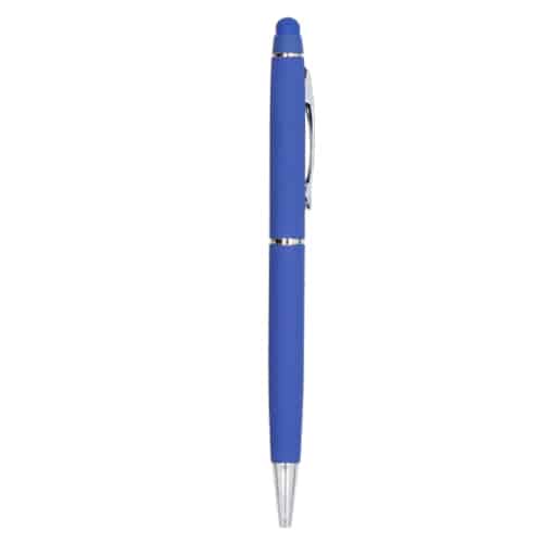 BOLÍGRAFO ISKAM AZUL (AL 18009 - METAL/RUBBER)
