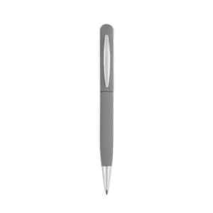 BOLÍGRAFO AKRON GRIS (AL 19008 - METAL/RUBBER)