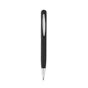 BOLÍGRAFO AKRON NEGRO (AL 19008 - METAL/RUBBER)
