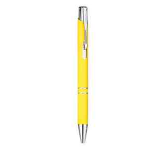 BOLÍGRAFO MABIRA AMARILLO (AL 9028M - METAL/RUBBER)