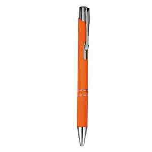 BOLÍGRAFO MABIRA NARANJA (AL 9028M - METAL/RUBBER)