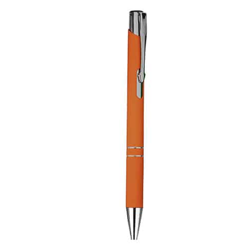 BOLÍGRAFO MABIRA NARANJA (AL 9028M - METAL/RUBBER)