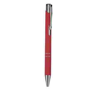 BOLÍGRAFO MABIRA ROJO (AL 9028M - METAL/RUBBER)