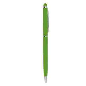 BOLÍGRAFO VERBEL VERDE CLARO (AL 5558R - METAL/RUBBER)