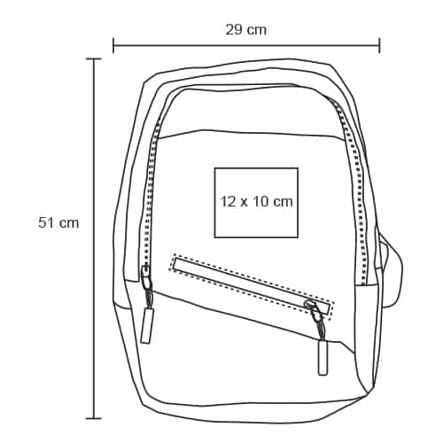 BL-085esq.jpg Mochila Larry Negro (BL 085 – poliéster/vinipiel)