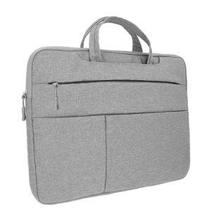PORTAFOLIO LAP GRIS (BL 083 - POLIÉSTER/FELPA)