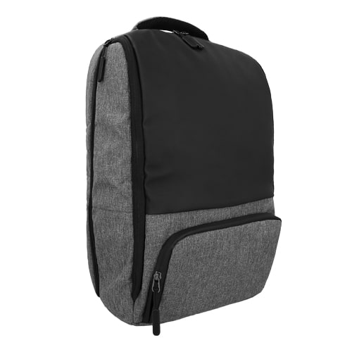 Mochila Lacross Negro (BL 084 - poliéster/vinipiel)