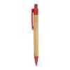 BOLÍGRAFO HONOLULU ROJO (BP 5821W - BAMBÚ/WHEAT STRAW)