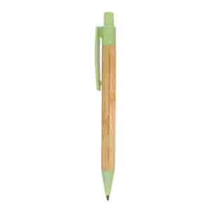 BOLÍGRAFO HONOLULU VERDE (BP 5821W - BAMBÚ/WHEAT STRAW)