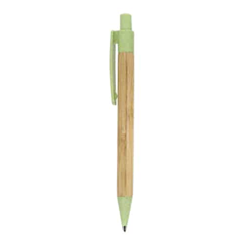 BOLÍGRAFO HONOLULU VERDE (BP 5821W - BAMBÚ/WHEAT STRAW)