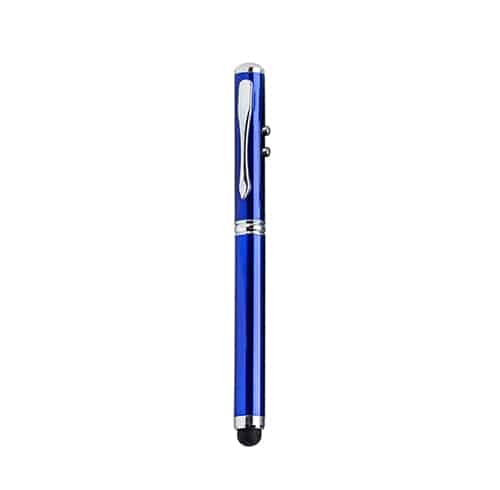 BOLÍGRAFO LEYTON AZUL (AL 7660 - ALUMINIO)