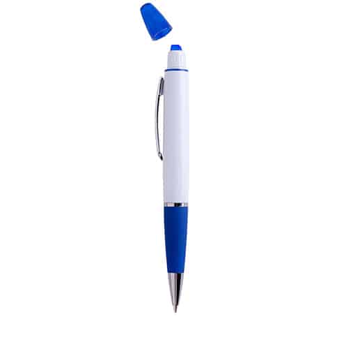 BOLÍGRAFO VECTOR AZUL (BP 7713B - PLÁSTICO)