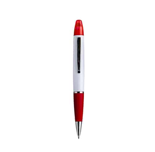 BOLÍGRAFO VECTOR ROJO (BP 7713B - PLÁSTICO)