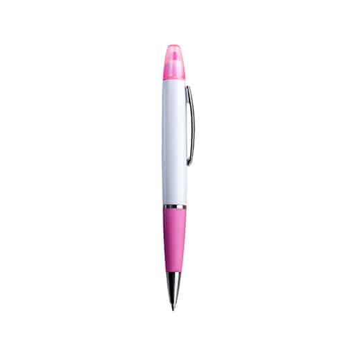 BOLÍGRAFO VECTOR ROSA (BP 7713B - PLÁSTICO)