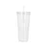VASO TROPICAL XL TRANSPARENTE (T 218 - POLIESTIRENO)