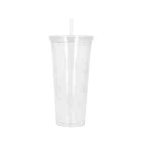 VASO TROPICAL XL TRANSPARENTE (T 218 - POLIESTIRENO)