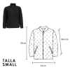 CHAMARRA CAPTUR NEGRO-SMALL (CH 001 - POLIÉSTER)