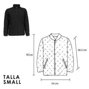 CHAMARRA CAPTUR NEGRO-SMALL (CH 001 - POLIÉSTER)