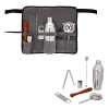 SET BARMAN GRIS (HO 059 - POLIÉSTER/ACERO INOXIDABLE)