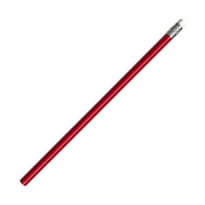 LAPIZ DE MADERA C/ARILLO Y GOMA 1024 ROJO (Madera)