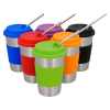 VASO FRAPPE MORADO (T 168 - ACERO INOXIDABLE / SILICÓN)