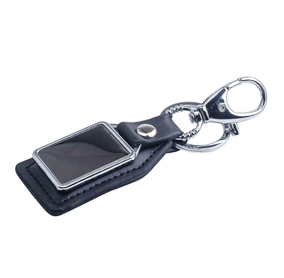 LLAVERO DRAKO NEGRO (MK 012 - METAL/CURPIEL)