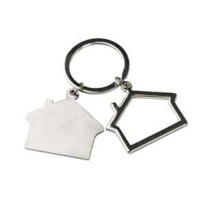 LLAVERO HOME PLATA (MK 017 - METAL)