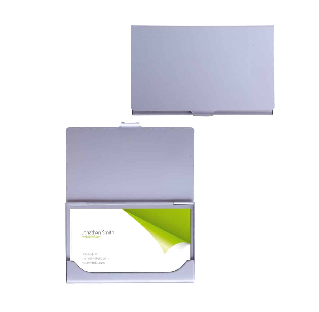 TARJETERO CARD PLATA (O 015 - ALUMINIO)