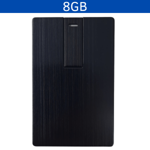 MEMORIA USB PREMIUM CARD 8GB (USB129-U) NEGRO