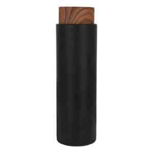 TERMO CARAMEL NEGRO (T 142 - ACERO INOXIDABLE)