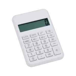 CALCULADORA ALBERT BLANCO (CA 006 - PLÁSTICO)