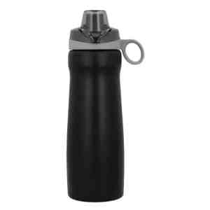 TERMO CAVALIER NEGRO (T 179 - ACERO INOXIDABLE / PLÁSTICO)