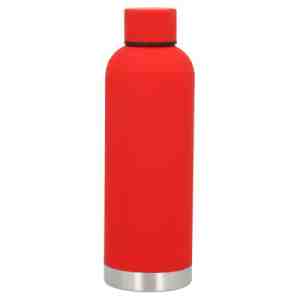 TERMO LORO ROJO (T 186 - ACERO INOXIDABLE / PLÁSTICO)