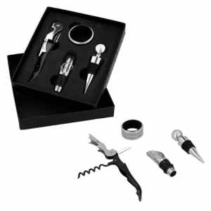 SET CARLOT NEGRO (HO 066 - CARTÓN / ACERO INOXIDABLE)