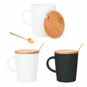 TAZA LUNGO BLANCO (HO 086 - BAMBÚ / CERÁMICA)