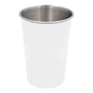 VASO CUP BLANCO (T 127 - ACERO INOXIDABLE)