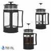 CAFETERA FRENCH NEGRO (HO 045 - VIDRIO)