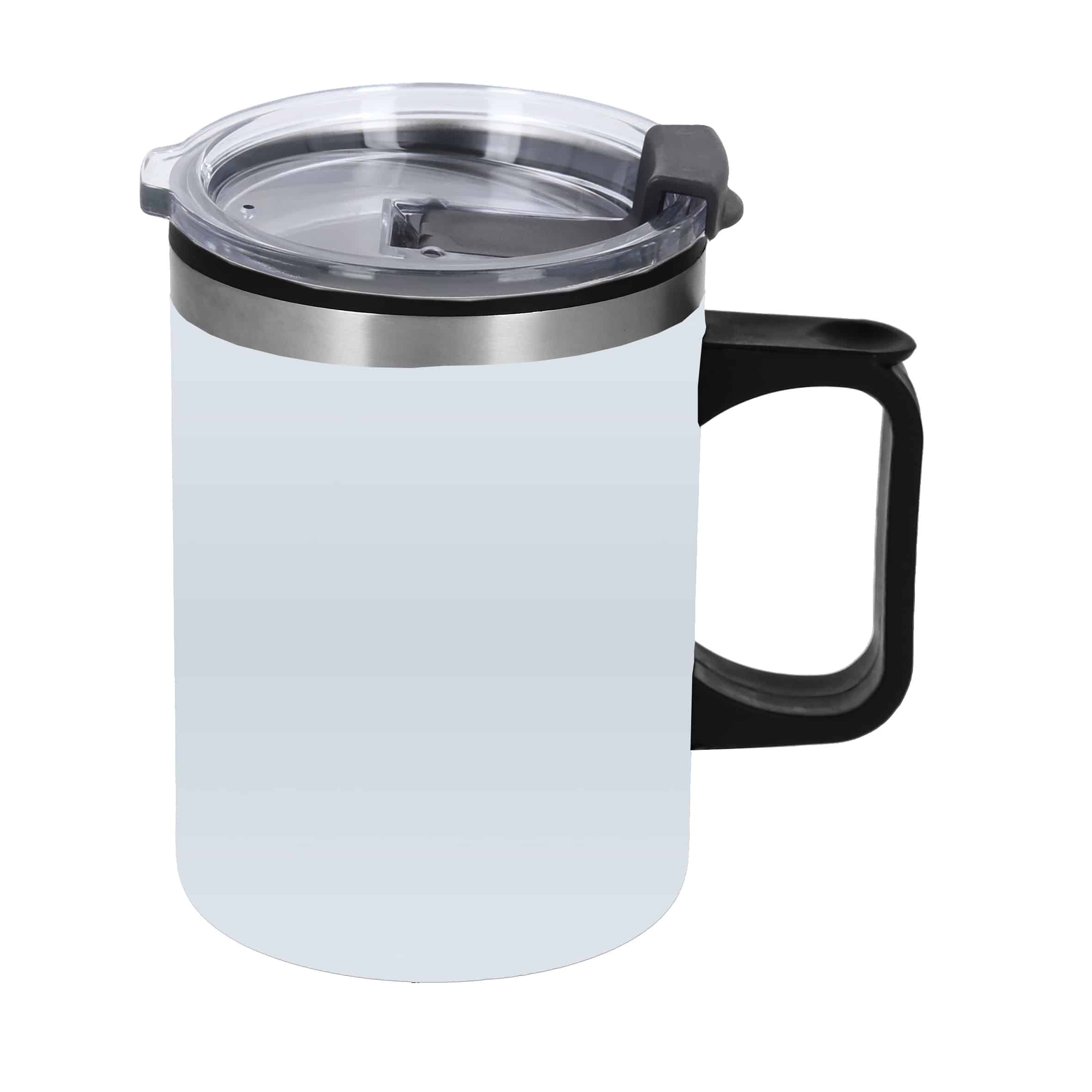 Taza Coffee Blanco (T 145 - acero inoxidable / plástico)