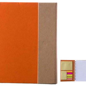 LIBRETA ECOLOGICA MINNA A2100 NARANJA (Cartón)