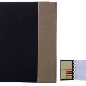 LIBRETA ECOLOGICA MINNA A2100 NEGRO (Cartón)