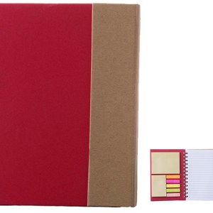LIBRETA ECOLOGICA MINNA A2100 ROJO (Cartón)