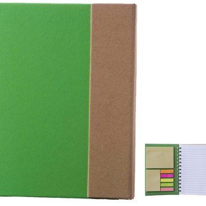 LIBRETA ECOLOGICA MINNA A2100 VERDE CLARO (Cartón)